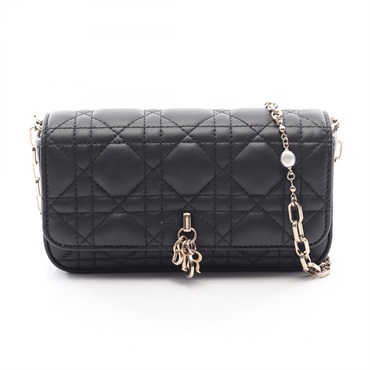 Christian Dior My Dior Talk Phone Chain Shoulder Bag S0977ONMJ_M900 leather CD