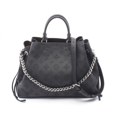 LOUIS VUITTON Bella Tote chain shoulder crossbody Bag M59200 Mahina Noir used LV