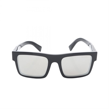 PRADA Mirror lens sunglasses Eyewear Plastic Black Used mens
