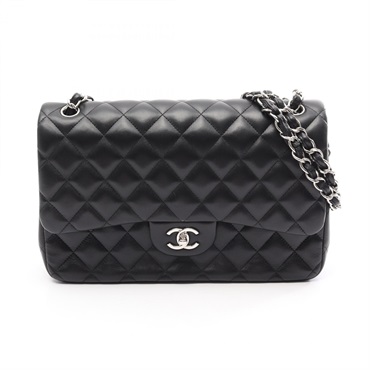 CHANEL Jumbo Matelasse 30 Classic Large Double Flap Shoulder Bag A58600 SHW