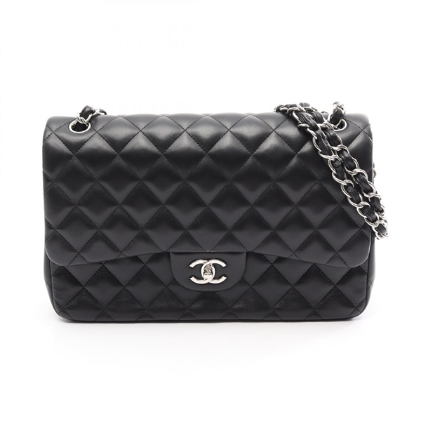 CHANEL Jumbo Matelasse 30 Classic Large Double Flap Shoulder Bag A58600 SHW