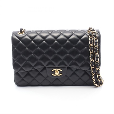 CHANEL Jumbo Matelasse 30 Classic Large Double Flap Shoulder Bag A58600 GHW