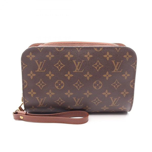 LOUIS VUITTON Orsay Business Clutch Bag M51790 Monogram canvas leather Used LV
