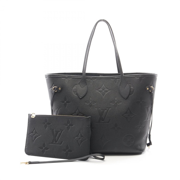 LOUIS VUITTON Neverfull MM Tote Shoulder HandBag M45685 Monogram Empreinte Used