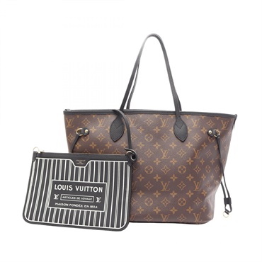LOUIS VUITTON Neverfull Inside Out MM Tote Shoulder Bag M28351 Monogram canvas