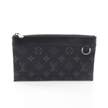 LOUIS VUITTON Pochette Discovery PM Business Clutch Bag M44323 Monogram eclipse