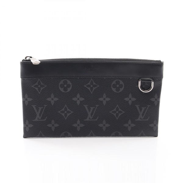 LOUIS VUITTON Pochette Discovery PM Business Clutch Bag M44323 Monogram eclipse