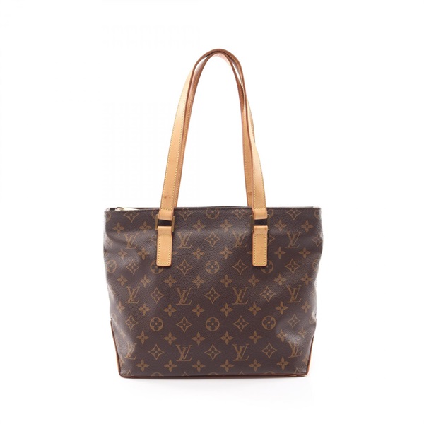 LOUIS VUITTON Cabas piano Shoulder Bag M51148 Monogram leather Brown Used Women