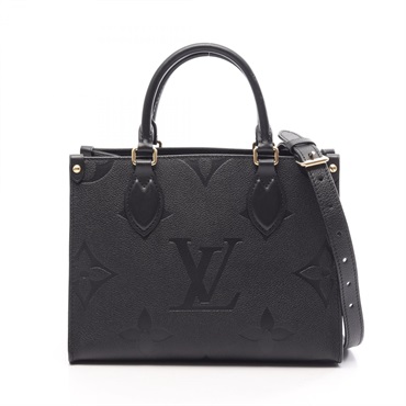 LOUIS VUITTON OntheGo PM Shoulder Crossbody Handbag M45653 Monogram empreinte LV
