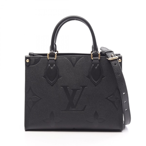 LOUIS VUITTON OntheGo PM Shoulder Crossbody Handbag M45653 Monogram empreinte LV