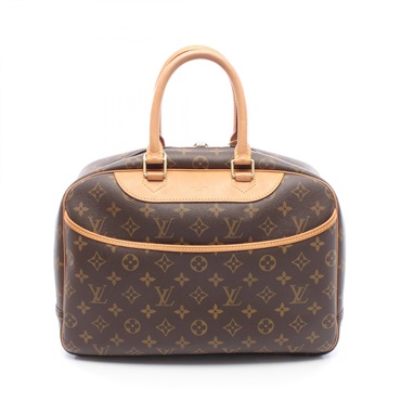 LOUIS VUITTON Deauville Bowling Vanity Handbag M47270 Monogram canvas Used LV