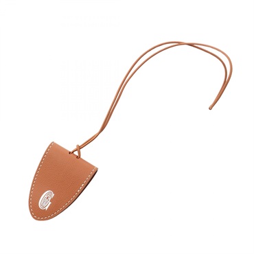 GOYARD Croc Universal Bag Clip charm leather Brown Used unisex