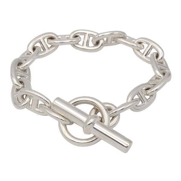 HERMES Chaine d'Ancre MM Bracelet 15 Links Silver925 Used unisex