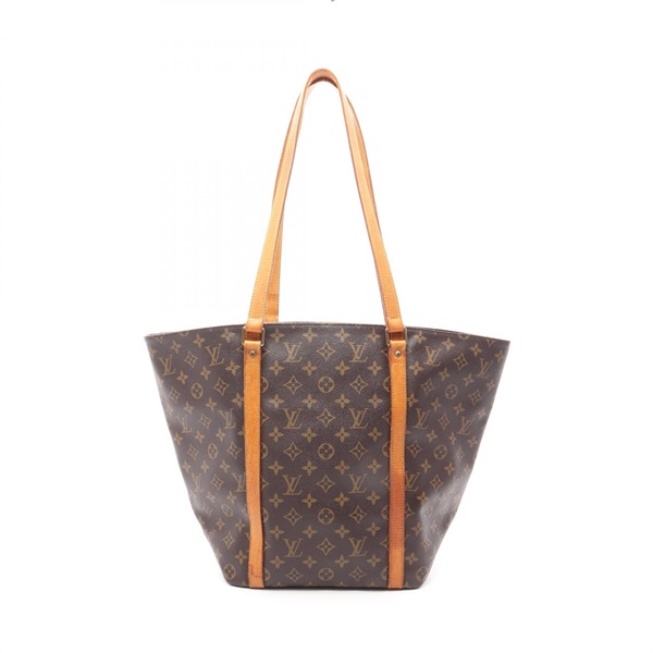LOUIS VUITTON Sac Shopping Shoulder Tote Bag M51108 Monogram canvas leather Used