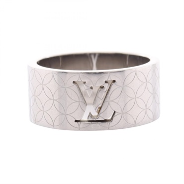 LOUIS VUITTON Bague Champs-Elysees Ring Metal Used Women #7.5 #XS