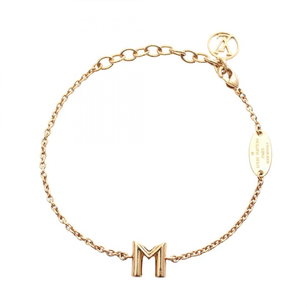 LOUIS VUITTON LV＆ME M Bracelet M67170 Gold Plated Used Women
