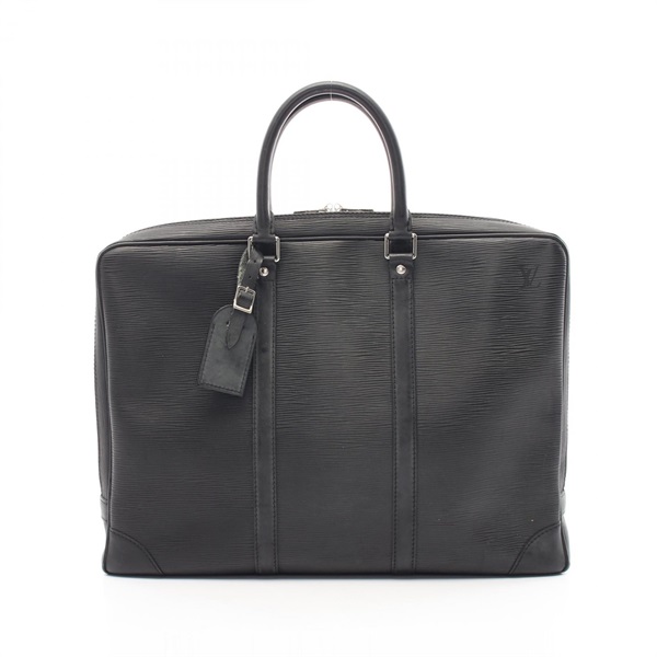 LOUIS VUITTON Porte Documan Voyage Business bag M59162 Epi leather Black Used LV
