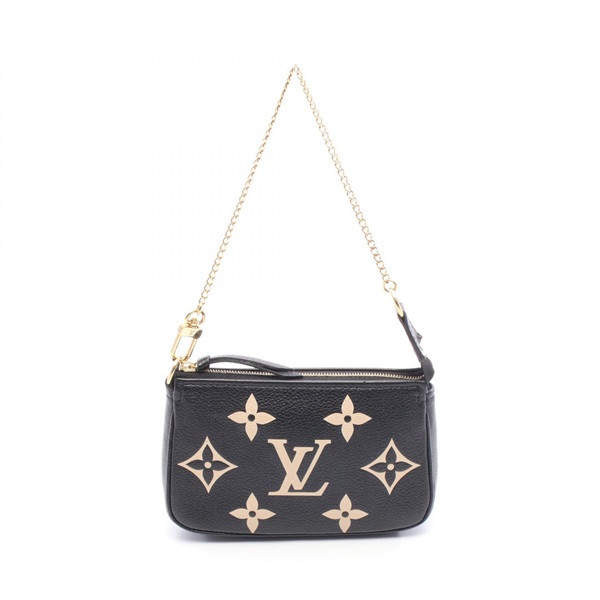 LOUIS VUITTON Mini Pochette Accessoires Handbag M80732 Monogram empreinte Used