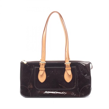 LOUIS VUITTON Rosewood Avenue Shoulder bag M93510 Vernis leather Amarrant Used