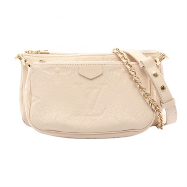 LOUIS VUITTON Multi Pochette Accessoires Shoulder Handbag M46568 leather Used LV