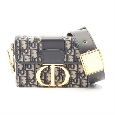 Christian Dior 30 MONTAIGNE Box Oblique Jacquard Shoulder crossbody Bag canvas