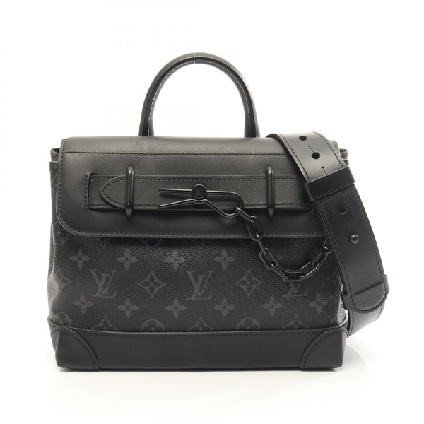 LOUIS VUITTON Steamer PM shoulder crossbody Handbag M46953 Monogram eclipse BK
