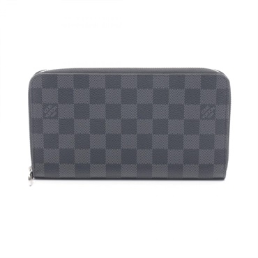 LOUIS VUITTON Zippy Organizer NM Around long Wallet N60111 Damier graphite Used