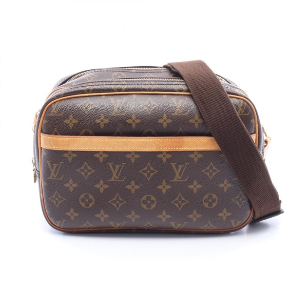 LOUIS VUITTON Reporter PM Crossbody Shoulder Bag M45254 Monogram canvas Used LV