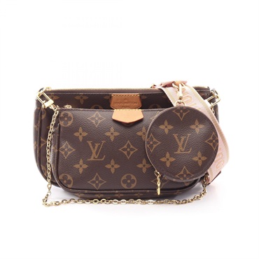 LOUIS VUITTON Multi Pochette Accessoires Shoulder Bag M44840 Monogram Pink used