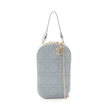 Christian Dior LADY DIOR Phone Holder Cannage chain crossbody Handbag S0872ONMJ