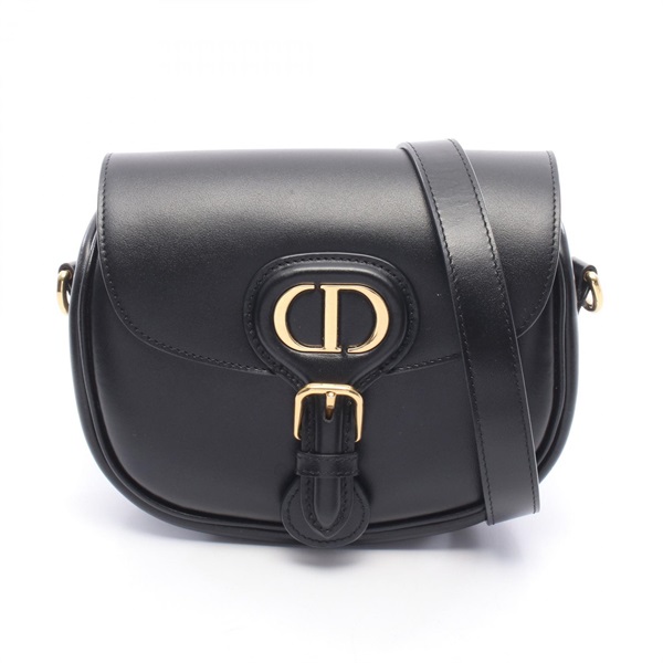 Christian Dior BOBBY Small Shoulder Crossbody Bag M9317UMOL leather Black Used