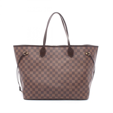 LOUIS VUITTON Neverfull GM Tote shoulder hand Bag N51106 Damier leather Ebene