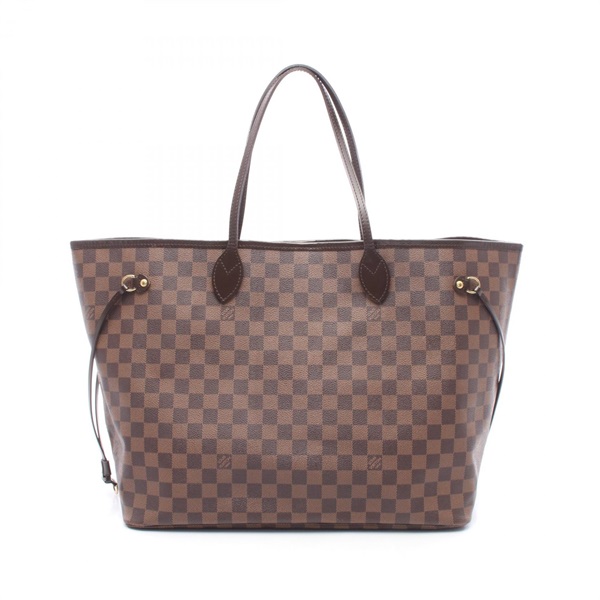 LOUIS VUITTON Neverfull GM Tote shoulder hand Bag N51106 Damier leather Ebene