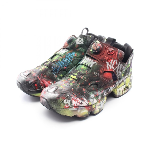 VETEMENTS Reebok STAR WARS Graffiti Instapump Fury Sneakers #26.5cm canvas Used