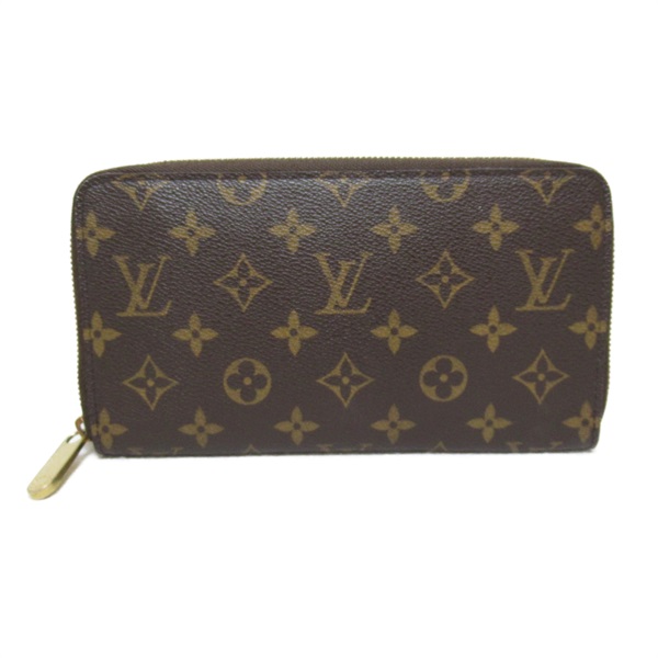 LOUIS VUITTON Zippy organizer wallet M60002 Monogram canvas Brown Used unisex LV