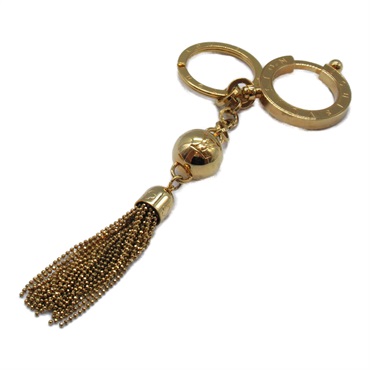 LOUIS VUITTON Porte cles swing key ring M65997 Gold Plated Used unisex LV