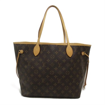 LOUIS VUITTON Neverfull MM Shoulder Tote Bag M40156 Monogram Used LV