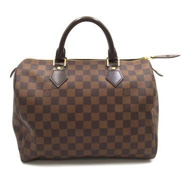 LOUIS VUITTON Speedy 30 Hand bag N41531 Damier canvas Brown Ebene Used