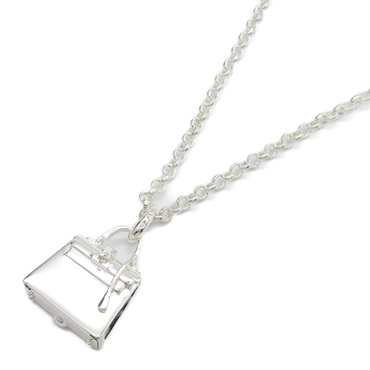HERMES Kelly Necklace Pendant Silver925 Used women