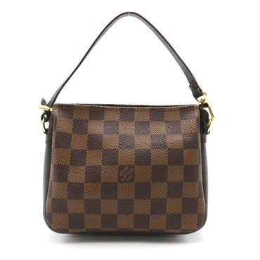 LOUIS VUITTON Trousse Makeup Pouch Bag N51982 Damier Ebene Used LV