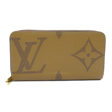 LOUIS VUITTON Zippy long wallet M69353 Monogram Giant Reverse anvas Brown used