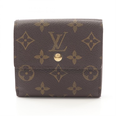 LOUIS VUITTON  Porte Monnaie Billet Cartes Credit wallet M61652 Monogram Used LV