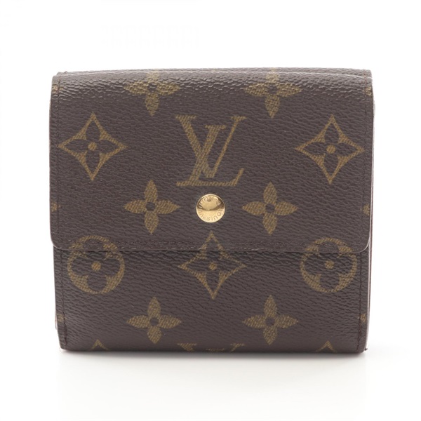 LOUIS VUITTON  Porte Monnaie Billet Cartes Credit wallet M61652 Monogram Used LV