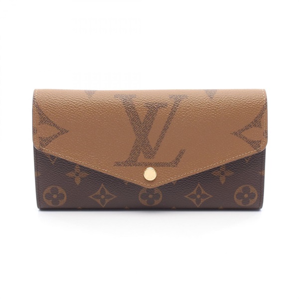 LOUIS VUITTON Portefeuille Sarah Bi-fold wallet M80726 Monogram Giant Reverse LV