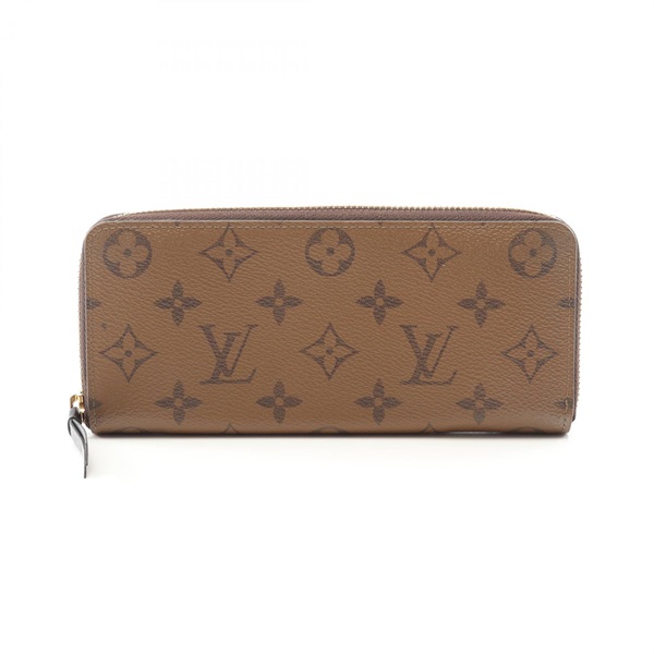 LOUIS VUITTON Portefeuille Clemence long wallet M82336 Monogram Reverse used LV