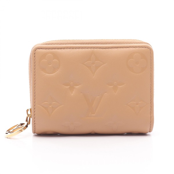LOUIS VUITTON Portefeuille Lou Bi-fold Wallet M81673 Monogram Emboss Leather LV