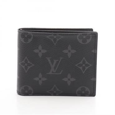 LOUIS VUITTON Portefeuille Marco NM Bi-fold wallet M62545 Monogram eclipse used