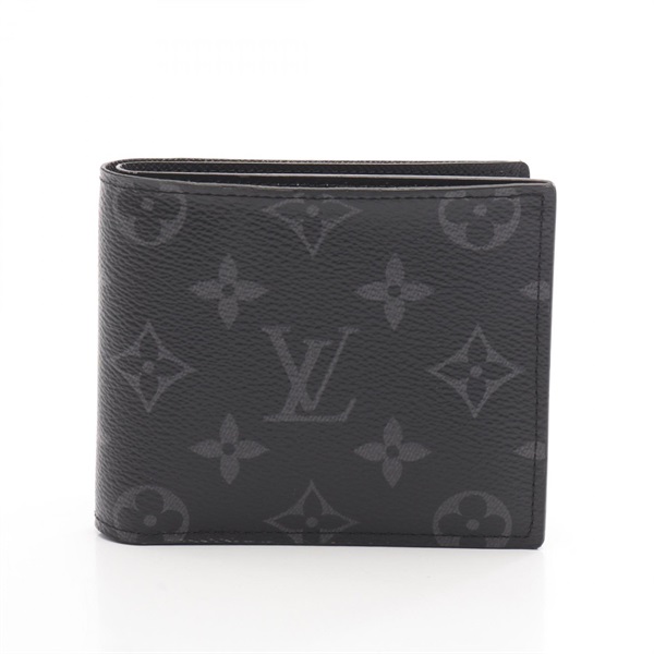 LOUIS VUITTON Portefeuille Marco NM Bi-fold wallet M62545 Monogram eclipse used