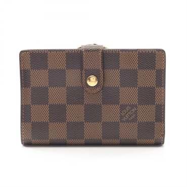LOUIS VUITTON Portefeuille Viennois Bi-fold wallet N61674 Damier canvas Ebene LV