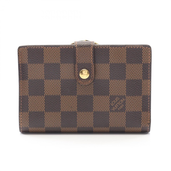 LOUIS VUITTON Portefeuille Viennois Bi-fold wallet N61674 Damier canvas Ebene LV